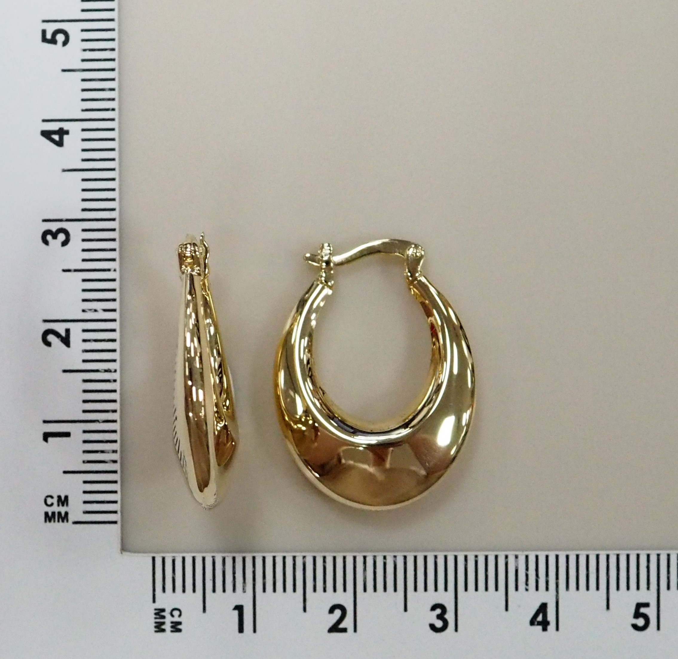 Серьги из желтого золота